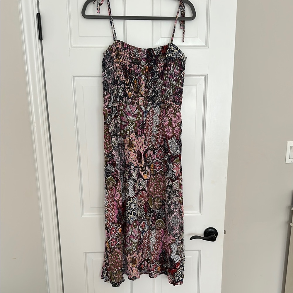 Floral Multicolor Women's Dress